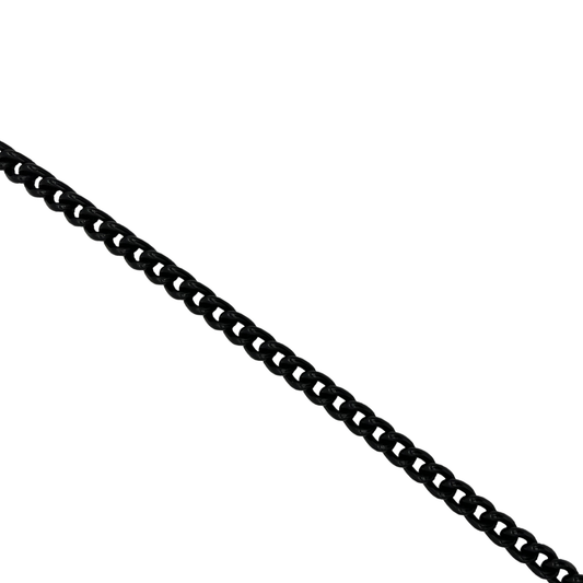 CHAÎNE NOIR M PETIT OEILLET