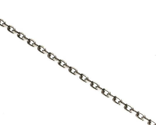 CHAÎNE EN LAITON ARGENT VIEILLI